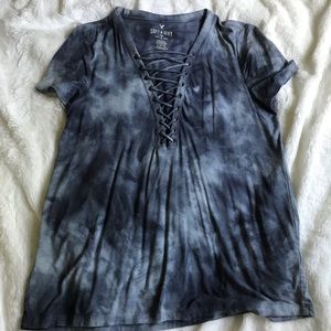 Flowy American Eagle Top